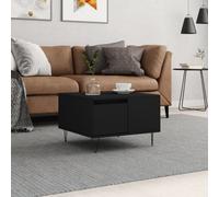 Walplus Coffee Table Black 55X55X36.5 Cm Engineered Wood