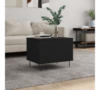 Walplus Coffee Table Black 60X44.5X45 Cm Engineered Wood