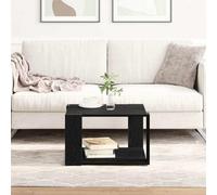 Walplus Coffee Table Black Oak 85 X 55 X 31 Cm Engineered Wood