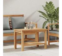 Walplus Coffee Table Brown 70 X 40 X 45 Cm Solid Teak Wood