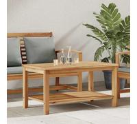 Walplus Coffee Table Brown 90 X 50 X 45 Cm Solid Teak Wood