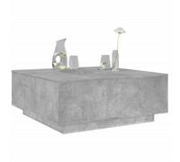 Walplus Coffee Table Concrete Grey 100X100X40 Cm Engineered Wood