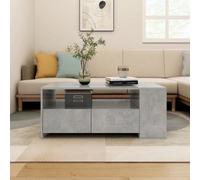 Walplus Coffee Table Concrete Grey 102X55X42 Cm Engineered Wood