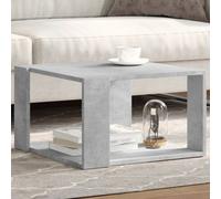 Walplus Coffee Table Concrete Grey 51.5X51.5X30 Cm Engineered Wood