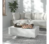 Walplus Coffee Table Concrete Grey 85X55X31 Cm Engineered Wood