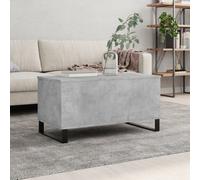 Walplus Coffee Table Concrete Grey 90X44.5X45 Cm Engineered Wood
