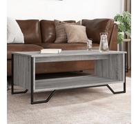 Walplus Coffee Table Grey Sonoma 100X51X40 Cm Engineered Wood