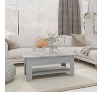 Walplus Coffee Table Grey Sonoma 102X55X42 Cm Engineered Wood