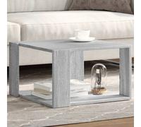 Walplus Coffee Table Grey Sonoma 51.5X51.5X30 Cm Engineered Wood