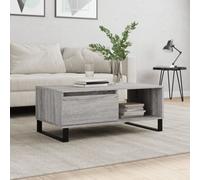 Walplus Coffee Table Grey Sonoma 90X50X36.5 Cm Engineered Wood