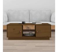 Walplus Coffee Table Honey Brown 100X50X35 Cm Solid Wood Pine