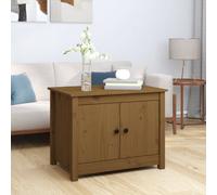 Walplus Coffee Table Honey Brown 71X49X55 Cm Solid Wood Pine