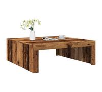 Walplus Coffee Table Old Wood 100X100X35 Cm Engineered Wood