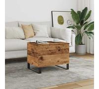 Walplus Coffee Table Old Wood 60X44.5X45 Cm Engineered Wood