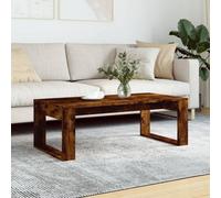 Walplus Coffee Table Smoked Oak 102X50X35 Cm Engineered Wood