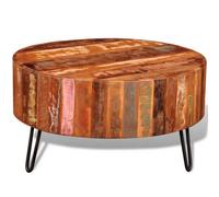 Walplus Coffee Table Solid Reclaimed Wood Round