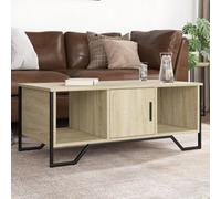 Walplus Coffee Table Sonoma Oak 100X51X40 Cm Engineered Wood