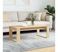 Walplus Coffee Table Sonoma Oak 102X50X35 Cm Engineered Wood