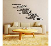 Walplus Combo Adult - Family Rules Ii X 2 Packs Wall Sticker