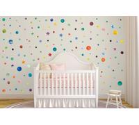 Walplus Combo Kids - Watercolour Universe Wall Sticker Pvc