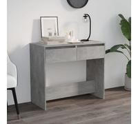 Walplus Console Table Concrete Grey 89X41X76.5 Cm Steel