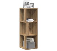 Walplus Corner Cabinet Artisan Oak 33X33X100 Cm Engineered Wood