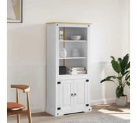 Walplus Cupboard Mexican Pine Corona Range White 80X40X170 Cm
