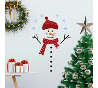 Walplus Cute Snowman Decoration Stickers Set Wall Stickers Wall Art, Diy Art, Home Decorations, Decals