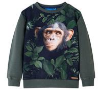 Walplus Dark Khaki Kids Sweatshirt Size 104 Age 3 To 4 Years