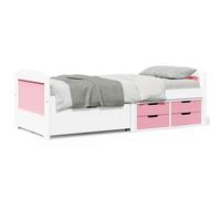 Walplus Day Bed With 5 Drawers Without Mattress Irun White&pink 90X200 Cm