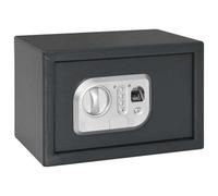 Walplus Digital Safe With Lock Dark Grey 20 X 31 X 20 Cm Steel