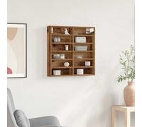 Walplus Display Cabinet Old Wood 60 X 8.5 X 58 Cm Engineered Wood