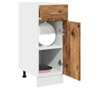 Walplus Drawer Bottom Cabinet Lyon Old Wood 30X46X81.5 Cm Engineered Wood