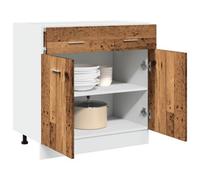 Walplus Drawer Bottom Cabinet Lyon Old Wood 80X46X81.5 Cm Engineered Wood