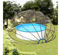 Walplus Durable Pool Dome 559X275 Cm Pvc With Fibreglass Construction