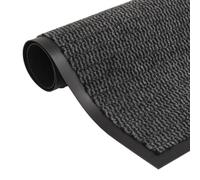 Walplus Dust Control Mat Rectangular Tufted 80X120 Cm Anthracite