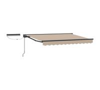 Walplus Electric Retractable Awning Beige And Anthracite 3.5 X 2.5 M