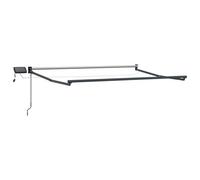 Walplus Electric Retractable Awning Frame Anthracite 3 X 2 M Aluminium