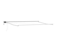 Walplus Electric Retractable Awning Frame White 4 X 3 M Aluminium