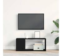 Walplus Entertainment Center Black 80 X 24 X 32 Cm Engineered Wood