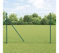 Walplus Fence Post Other 26 Pcs Green 3.2 X 3.2 X 200 Cm Steel
