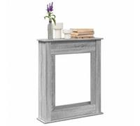 Walplus Fireplace Surround Grey Sonoma 75X20X87.5 Cm Engineered Wood