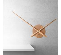 Walplus Flexiclock Copper Giant Frameless 3D Stick-On Wall Clock - Large Decorative Wall Clock