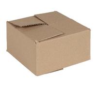 Walplus Folding Box With Storage 50 Pcs Brown 15 X 15 X 8 Cm Cardboard