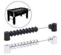 Walplus Football Table Scoreboards 2 Pcs Black And Silver