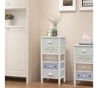 Walplus French Storage Cabinet 5 Drawers Wood