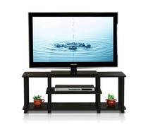 Walplus Furinno 12250R1Wn/bk Turn-N-Tube No Tools 3D 3-Tier Entertainment Tv Stands