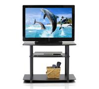 Walplus Furinno 13192Dbr/bk Turn-N-Tube No Tools 3-Tier Tv Stands