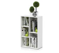 Walplus Furinno 5-Cube Open Shelf, White