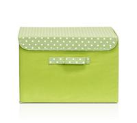 Walplus Furinno Aalto Non-Woven Fabric Soft Storage Organizer With Lid, Green